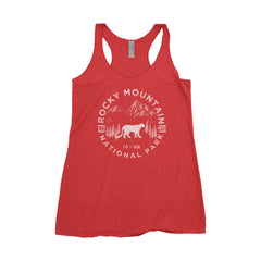 Rocky Mountain National Park Adventure Next Level Ladies Tri-Blend Tank - The National Park Store