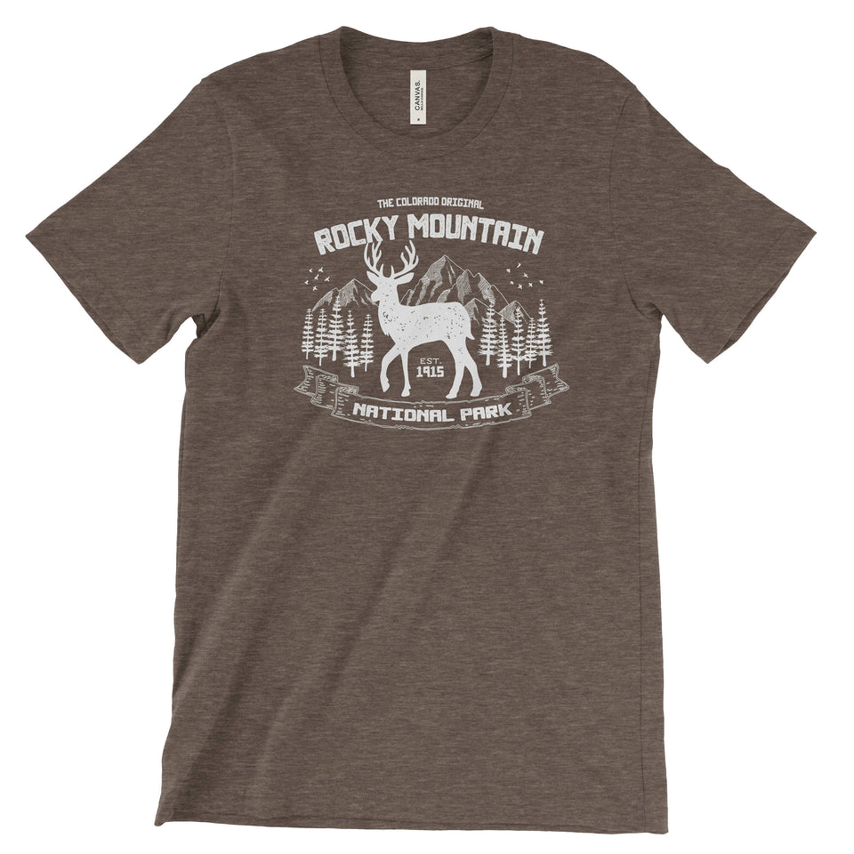 Rocky Mountain National Park Elk Adventure Unisex T-Shirt - The National Park Store