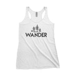 Wander Trees Adventure Adventure Next Level Ladies Tri-Blend Tank - The National Park Store