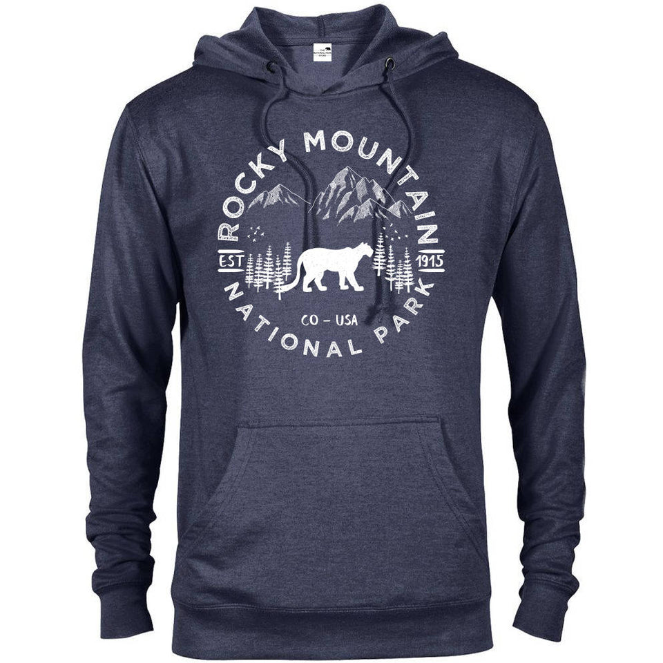 Rocky Mountain National Park Adventure Unisex French Terry Hoodie - The National Park Store