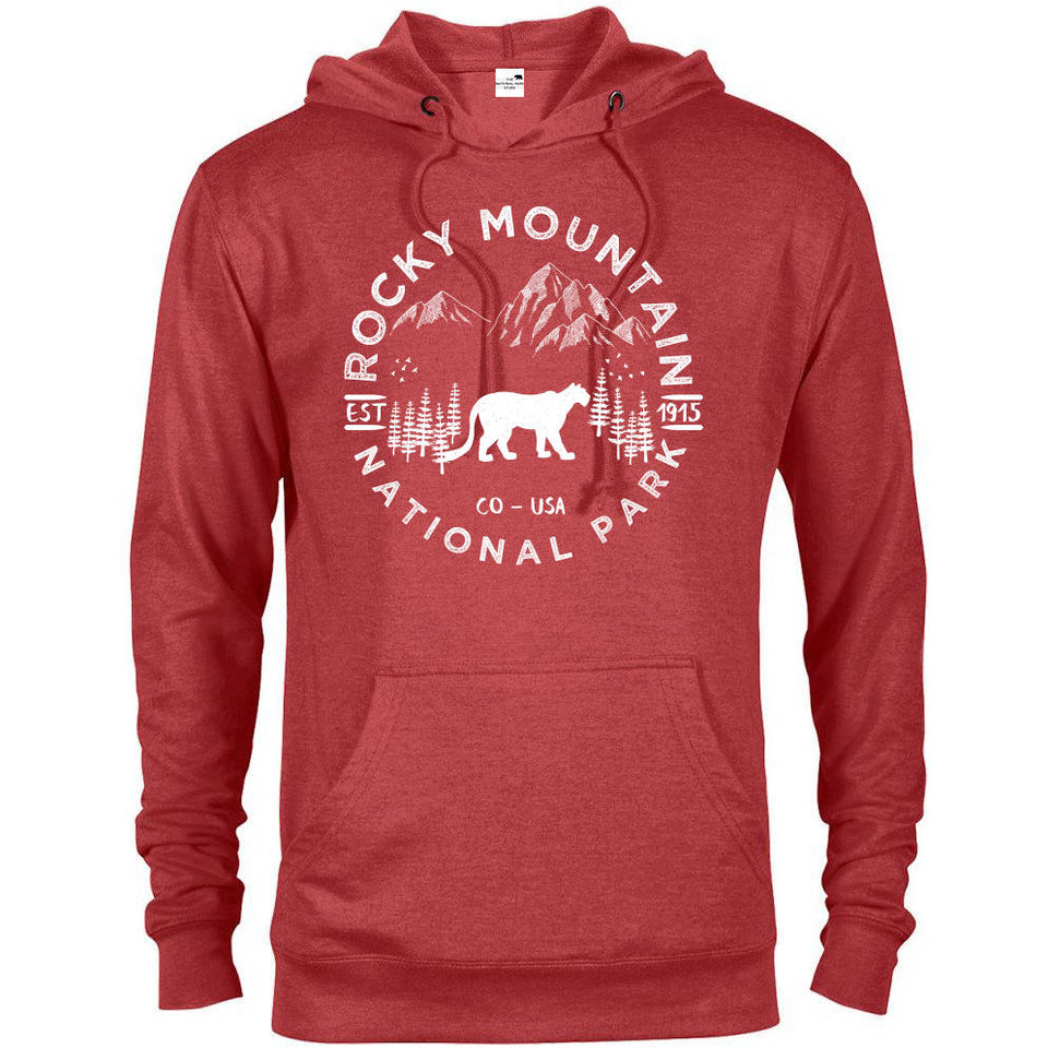 Rocky Mountain National Park Adventure Unisex French Terry Hoodie - The National Park Store