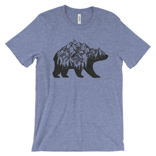 National Park Bear Adventure Unisex Bella Canvas T-Shirt - The National Park Store