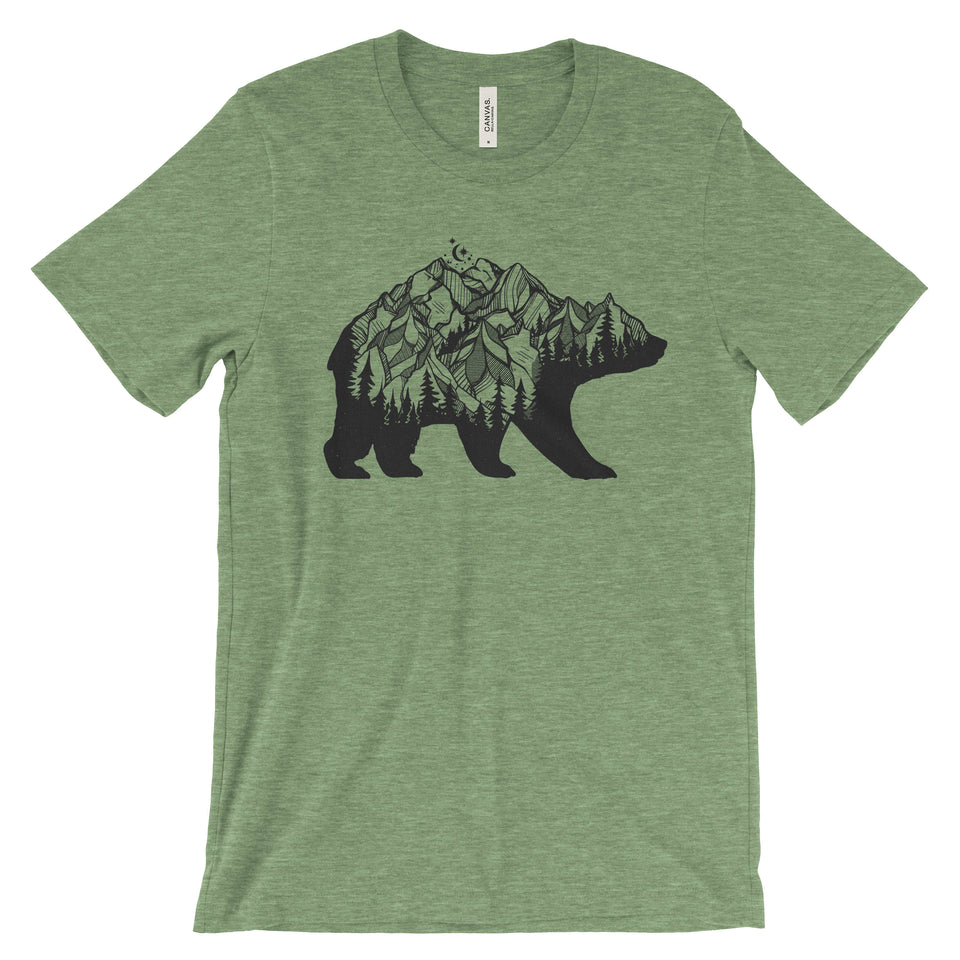 National Park Bear Adventure Unisex Bella Canvas T-Shirt - The National Park Store