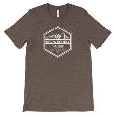 Mt Whitney Adventure Unisex Bella Canvas Tshirt - The National Park Store