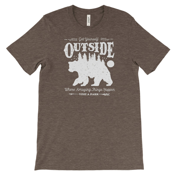 Get Yourself Outside Adventure National Park Unisex Bella Canvas Tshirt - The National Park Store