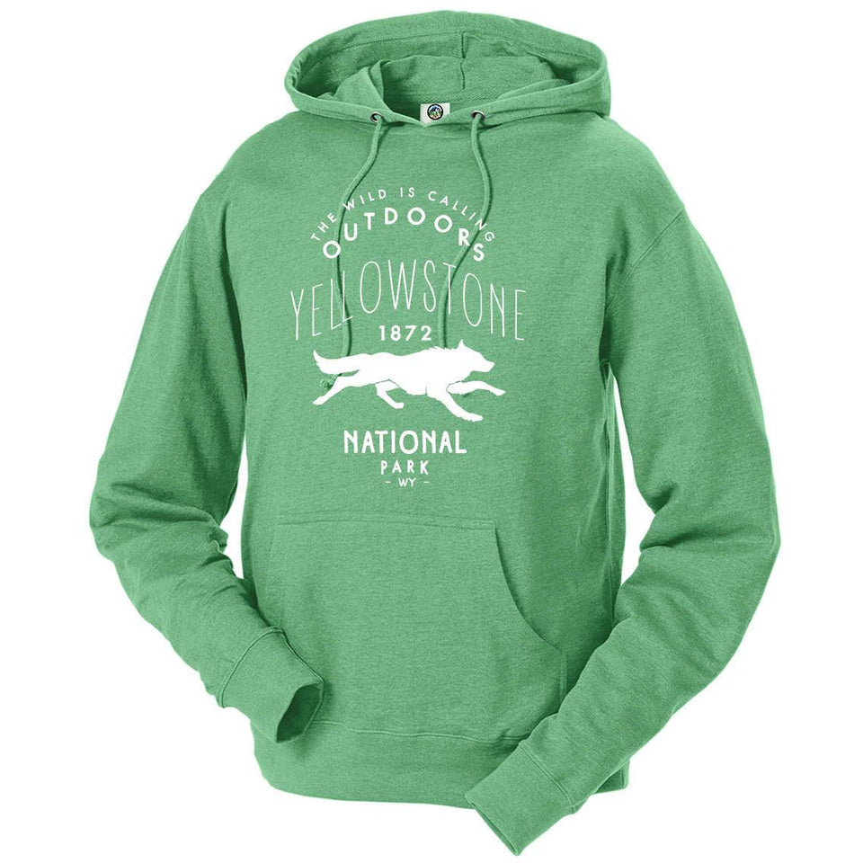 Yellowstone National Park Wolf Hoodie