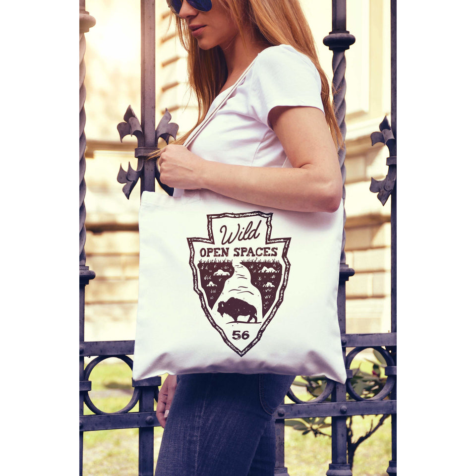 Wild Open Spaces National Parks Natural Canvas Tote Bag