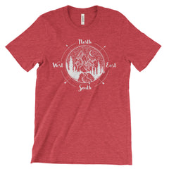 National Park Compass Adventure Unisex Bella Canvas TShirt - The National Park Store