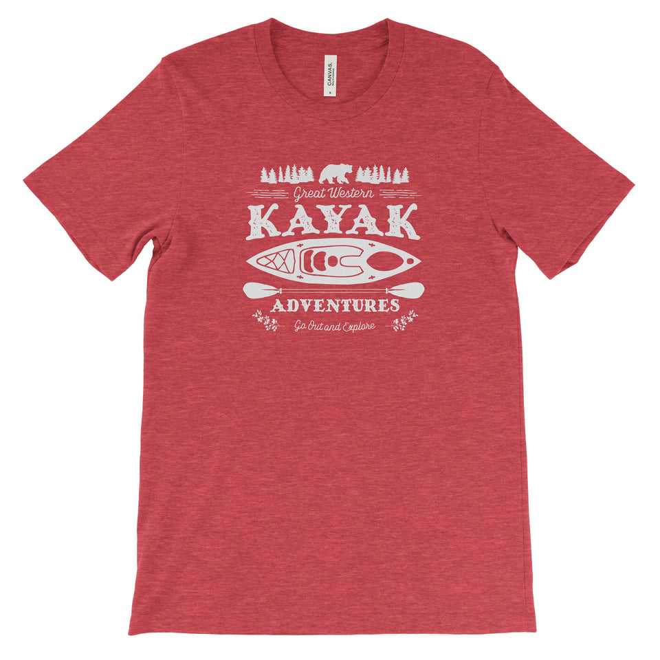 Kayak National Park Adventure Unisex Bella Canvas Tshirt - The National Park Store