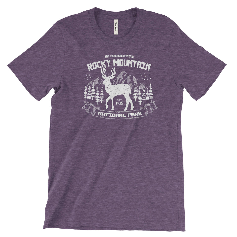 Rocky Mountain National Park Elk Adventure Unisex T-Shirt - The National Park Store