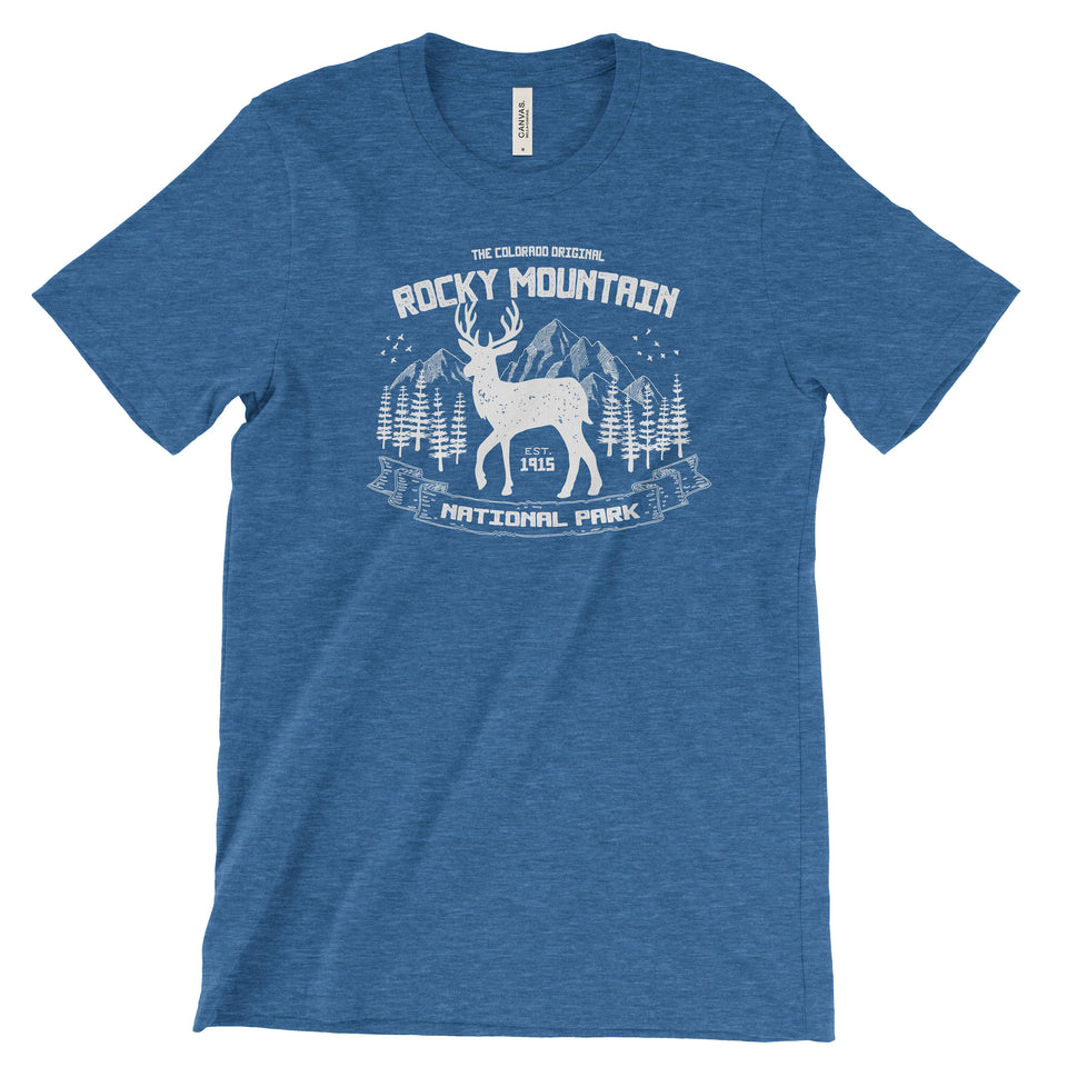 Rocky Mountain National Park Elk Adventure Unisex T-Shirt - The National Park Store