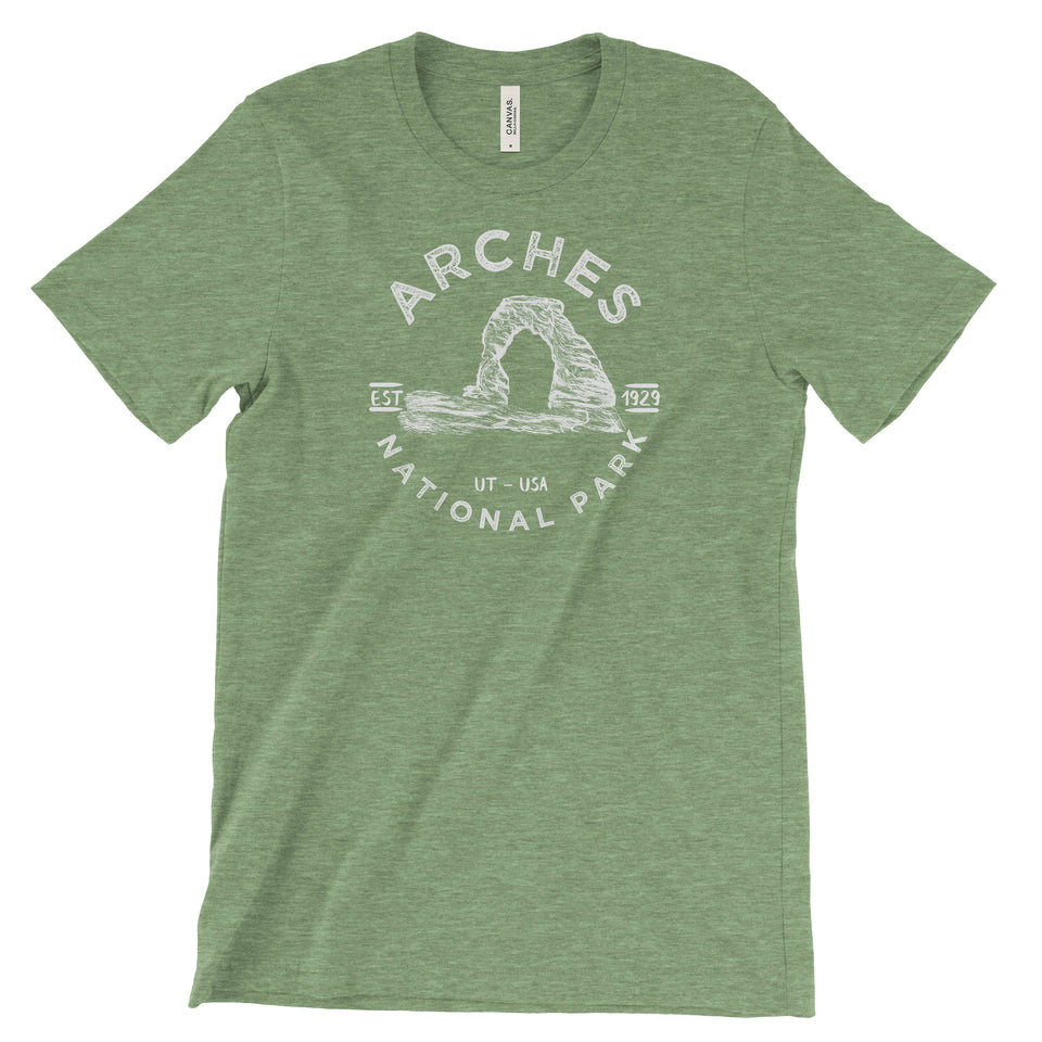Arches National Park Adventure Unisex Bella Canvas Tshirt - The National Park Store