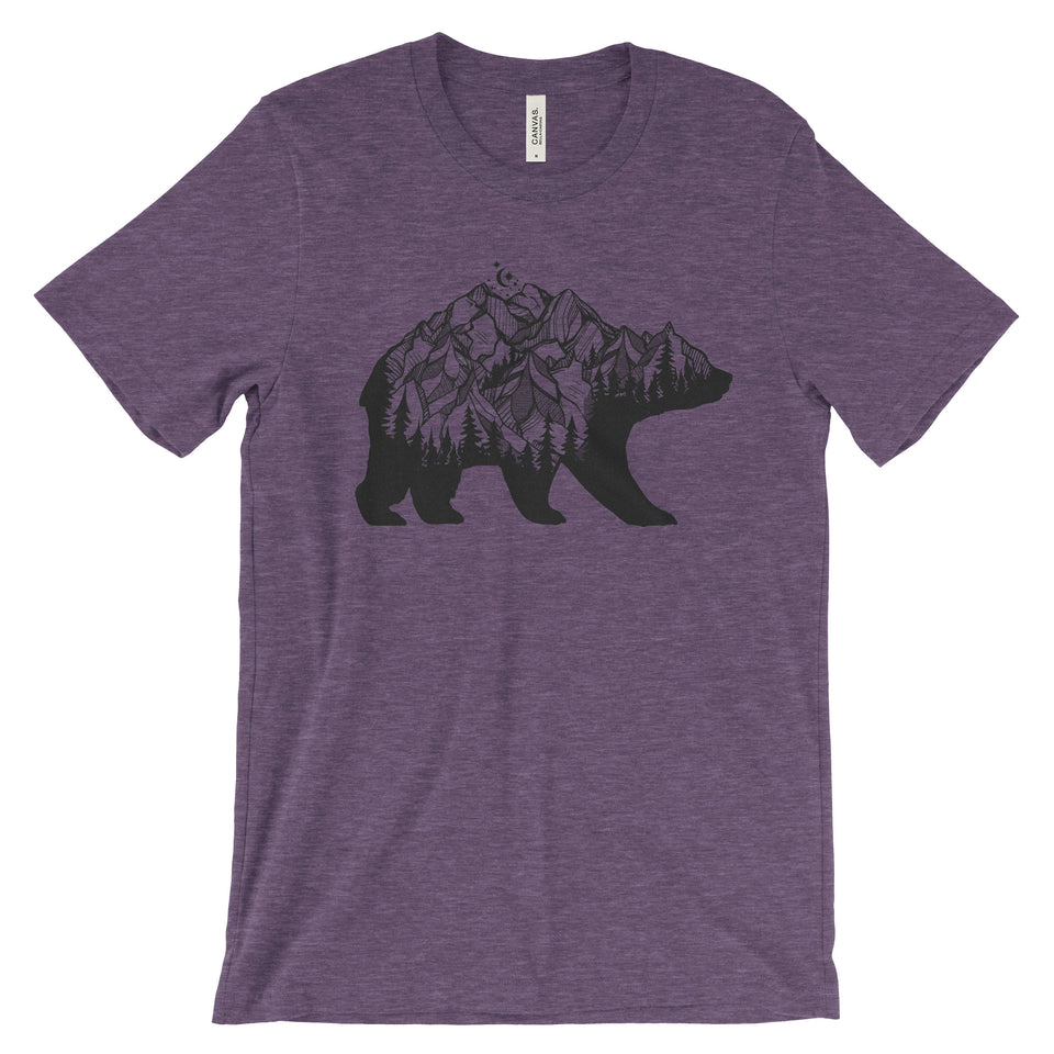 National Park Bear Adventure Unisex Bella Canvas T-Shirt - The National Park Store
