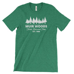 Muir Woods Redwoods Trees Adventure Unisex Bella Canvas Tshirt - The National Park Store