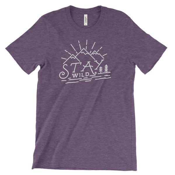 National Park Stay Wild Adventure Unisex Bella Canvas Tshirt - The National Park Store