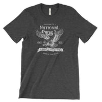Land of the Free National Parks Eagle Adventure Unisex Bella Canvas Tshirt - The National Park Store