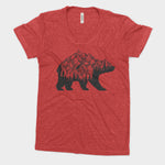 National Park Bear Adventure Bella Canvas Women's Triblend Tshirt - The National Park Store