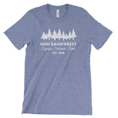 Hoh Rainforest Olympic National Park Adventure Unisex Bella Canvas Tshirt - The National Park Store