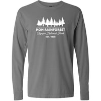 Hoh Rainforest Olympic National Park Comfort Colors Long Sleeve T Shirt