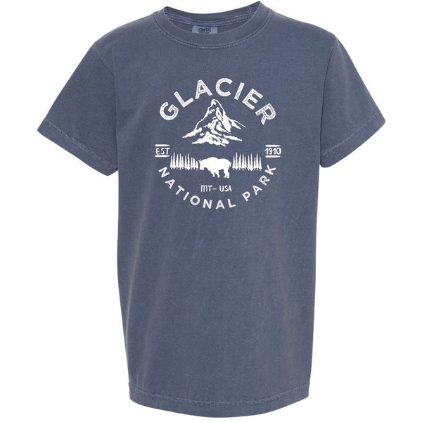 Glacier National Park Youth Comfort Colors T shirt – The National