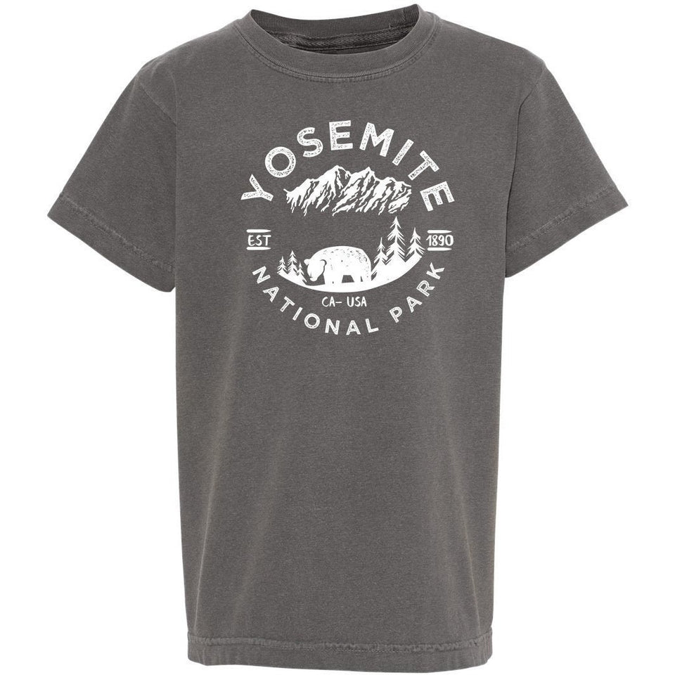 Yosemite National Park Youth Comfort Colors T shirt